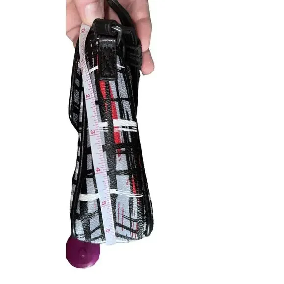 Vera Bradley Black Multicolor Plaid Design Small Adjustable Strap Crossbody Bag - Picture 10 of 10